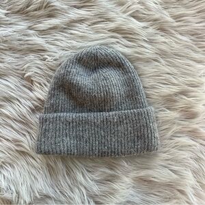 Zara Grey Beanie Winter Hat - OS